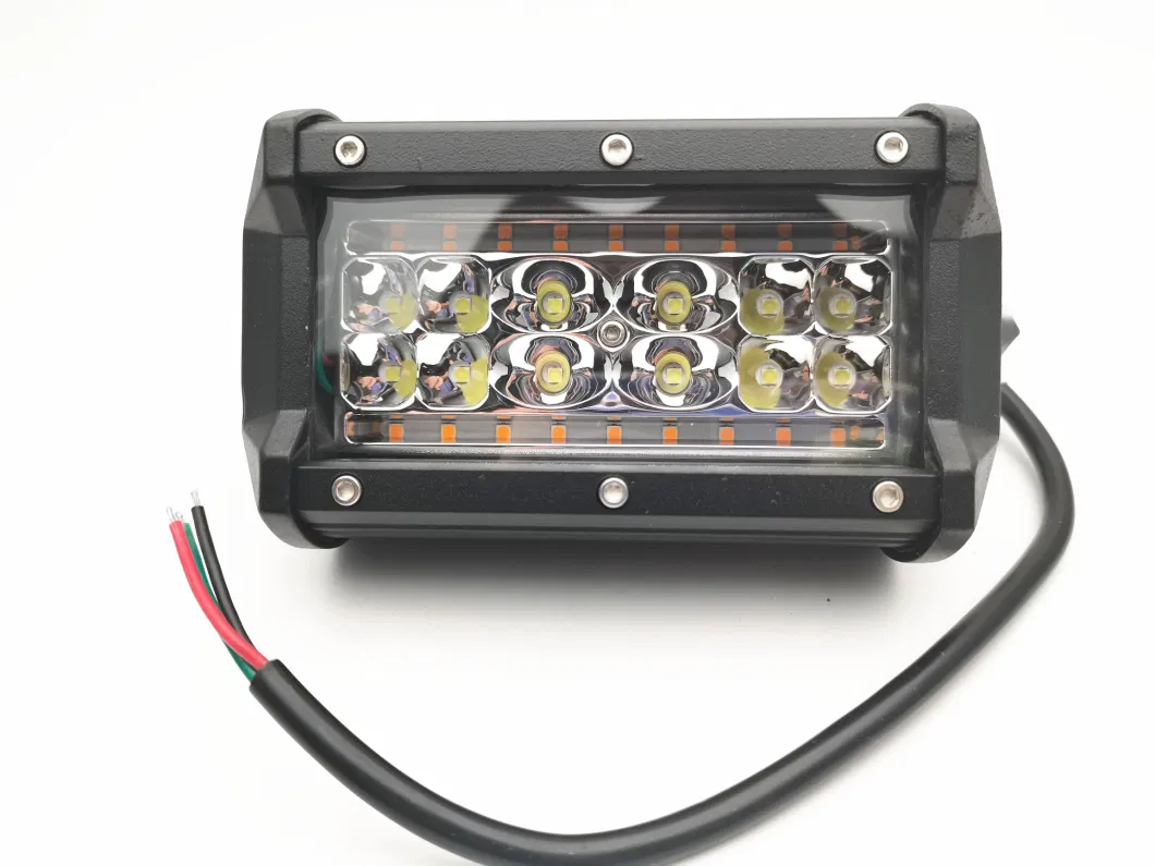 Luz De LED 30W LED Strobe Flashing Amber White Light Bar