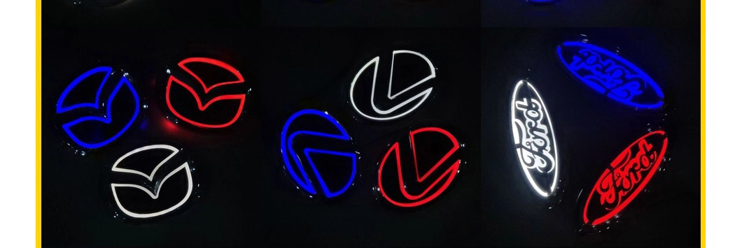 Auto Logo LED Light Car 3D Grille Emblem Badge Vehicle Beacon Lights for Scion