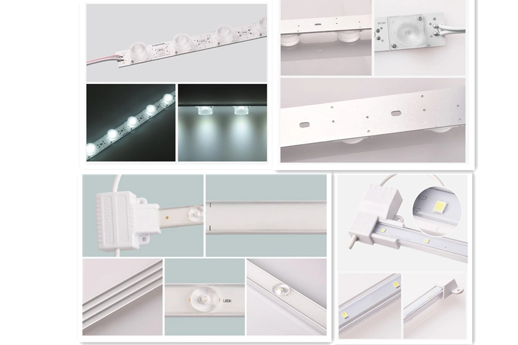 Customized 50cm 100cm Long Dual Color Double Color Hard Rigid Linear Lighting LED Strip Light Bar DC12V 24V Used for Solar Lighting Kit
