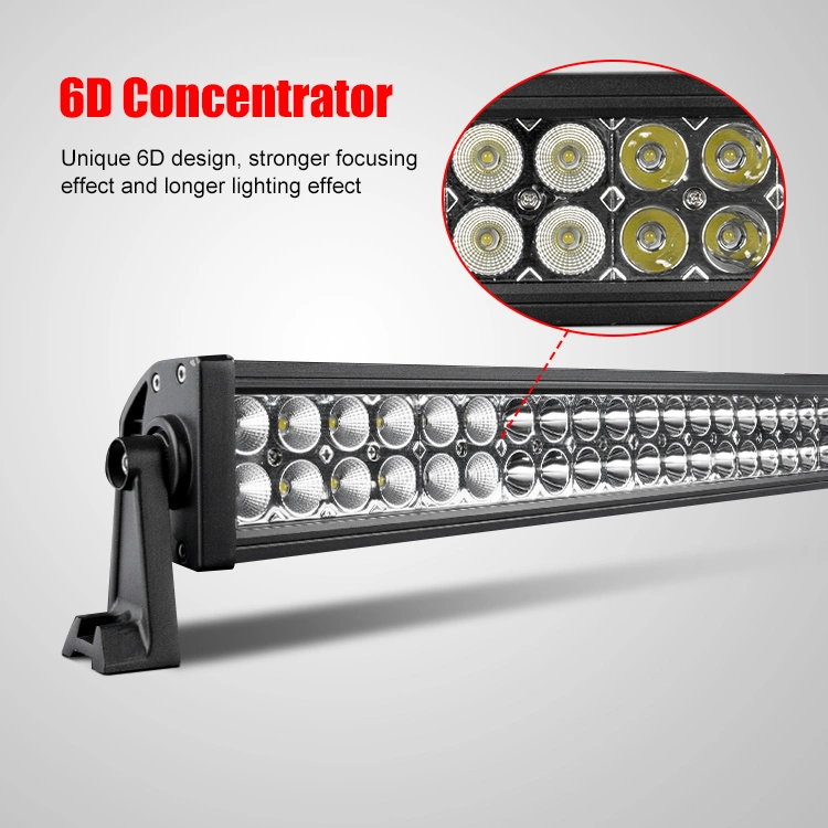 300W LED Light Bars 6D Double Row Barras for Truck off Road Lights Dual Row