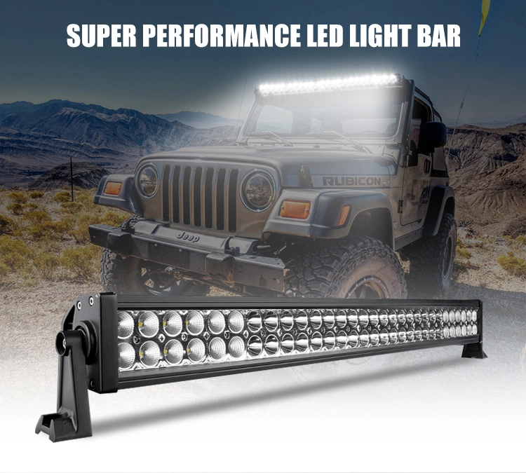 300W LED Light Bars 6D Double Row Barras for Truck off Road Lights Dual Row