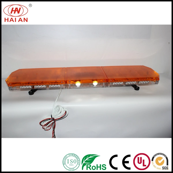 Newest Lightbar for Safety Vehicles Amber Dome Take Down Light Safety Vehicles LED Lightbar Ambulance/Fire Engine/ Use The Police Car to Open up The Road