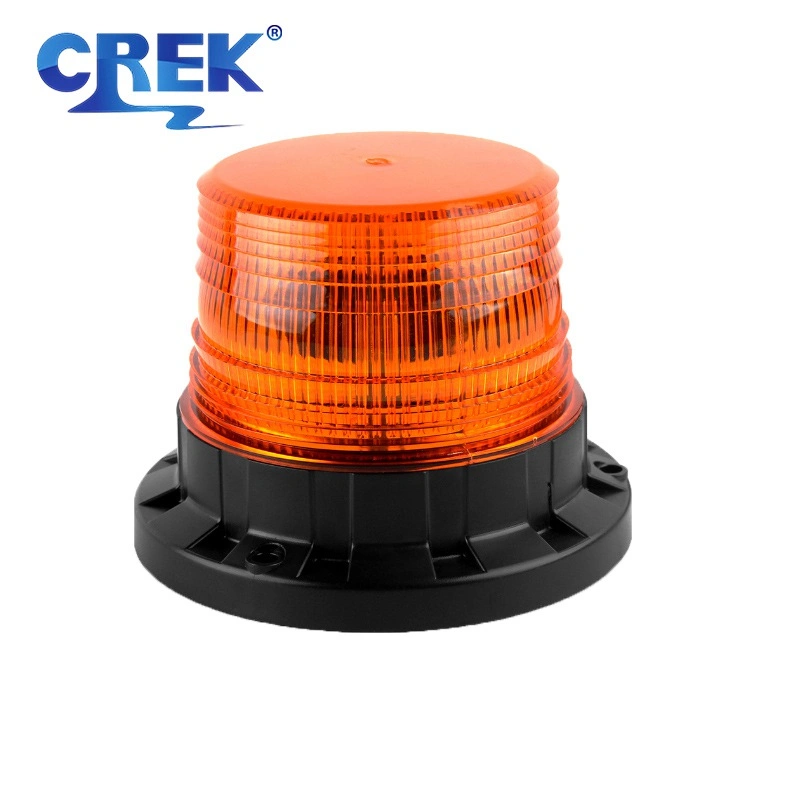 Magnetic LED Alarm Warning Strobe Beacon Light Yellow Rotary Flash Signal Lamp
