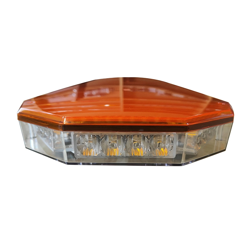 12V Amber White LED Flashing Full Size LED Warning Strobe Lightbar