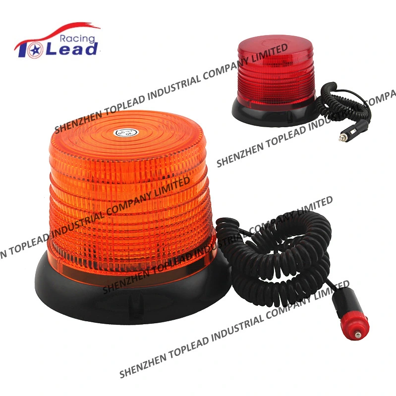 Magnetic Emergency Amber LED Rotary Lamp Flashing Warning Beacon Traffic Strobe Light