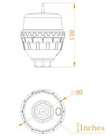 L-810 Icao LED Aircraft Warning Solar Power Red Beacon Waterproof LED Warning Light Tower Light Awl Aircraft Warning Light Aviation Obstruction Light