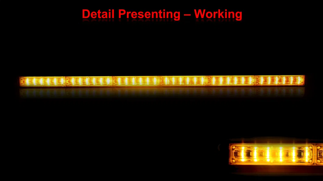 Ultra-Thin LED Flashing Traffic Advisor Light Bar