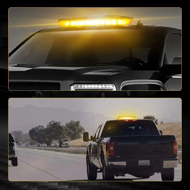 Truck Parts Magnetic Emergency Lightbar Amber LED Warning Strobe Mini Light Bar