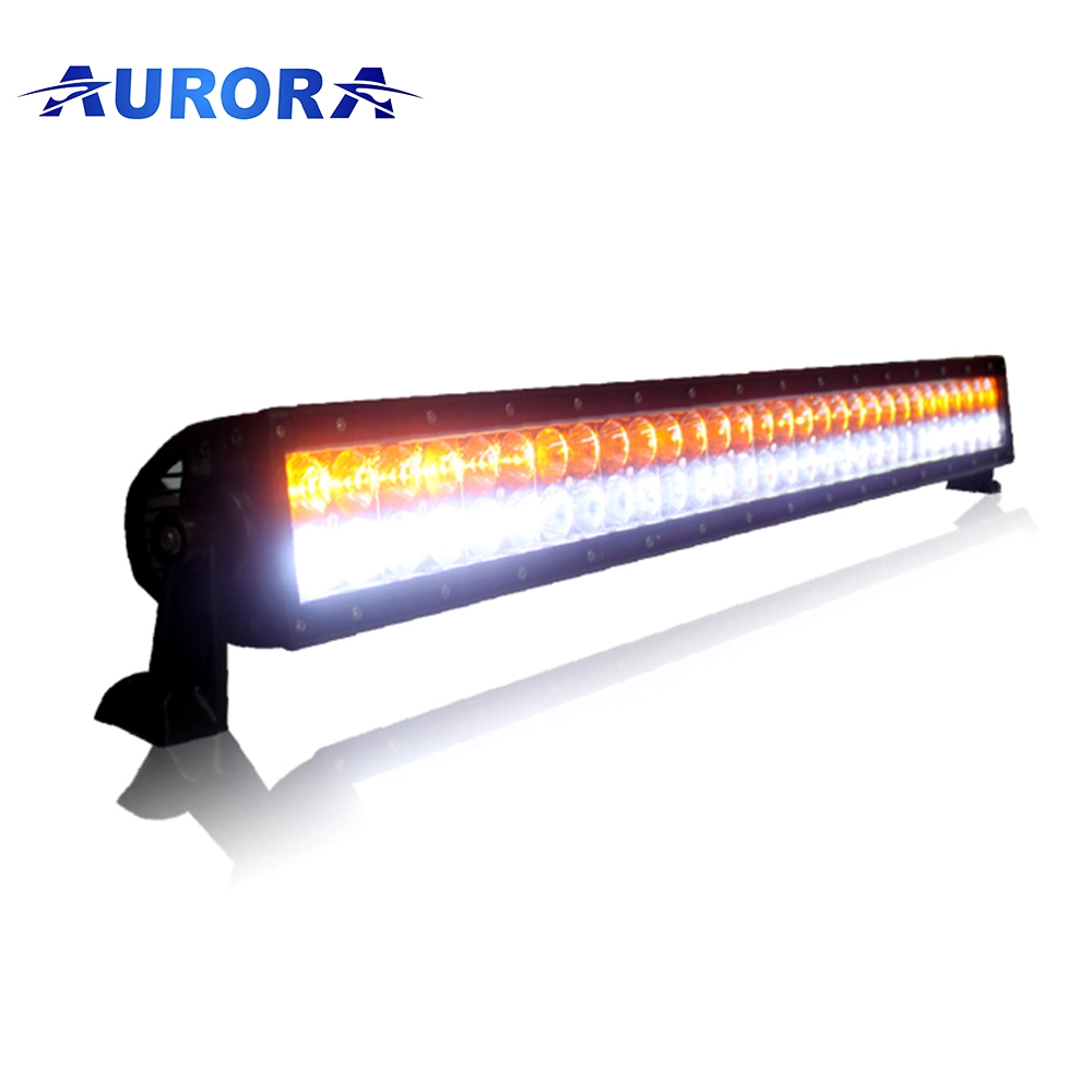 LED Light Dual Color White Amber Light Bar
