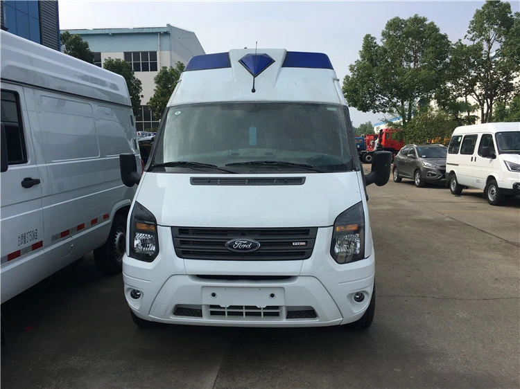 High Top 5 Meters Ford Ambulance with Negative Compartment