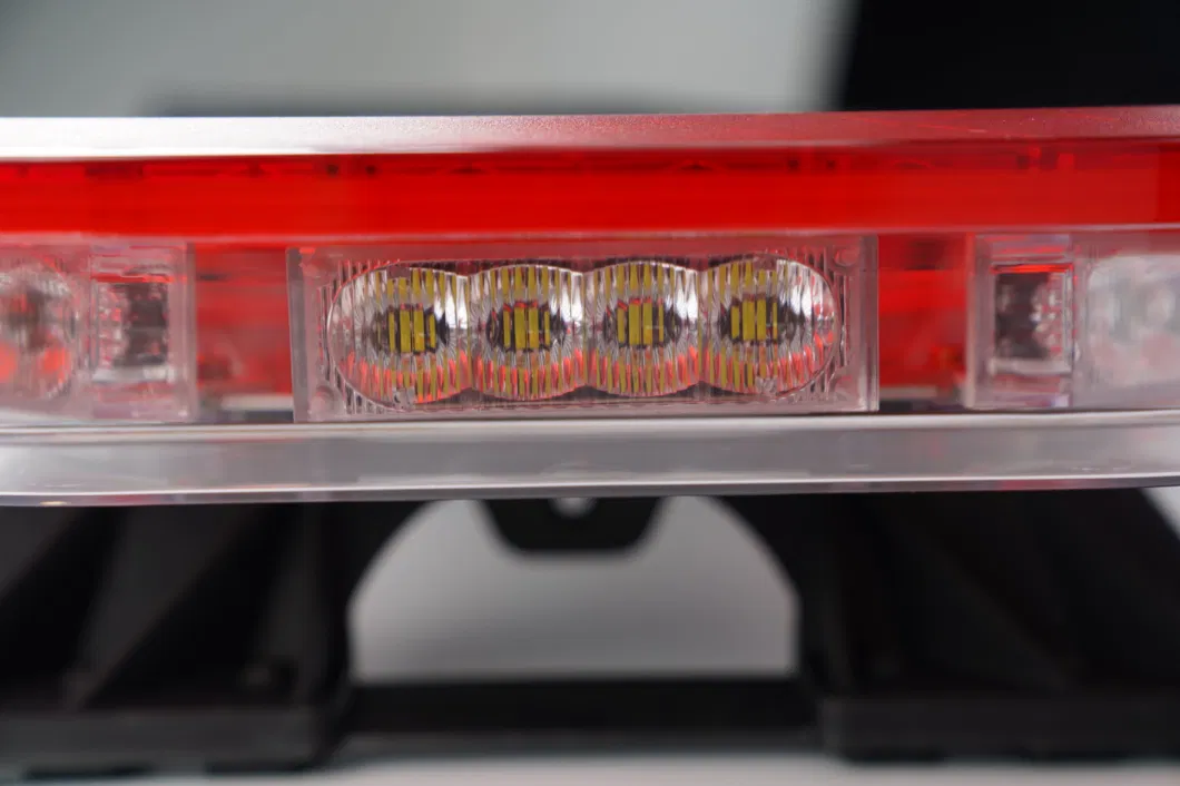 Senken Built-in Speaker Thin Police Ambulance LED Emergency Warning Lightbar