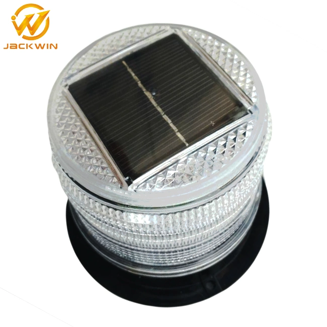 Strobe Flashing LED Warning Beacon Light Marine Crane Tower Solar Warning Light