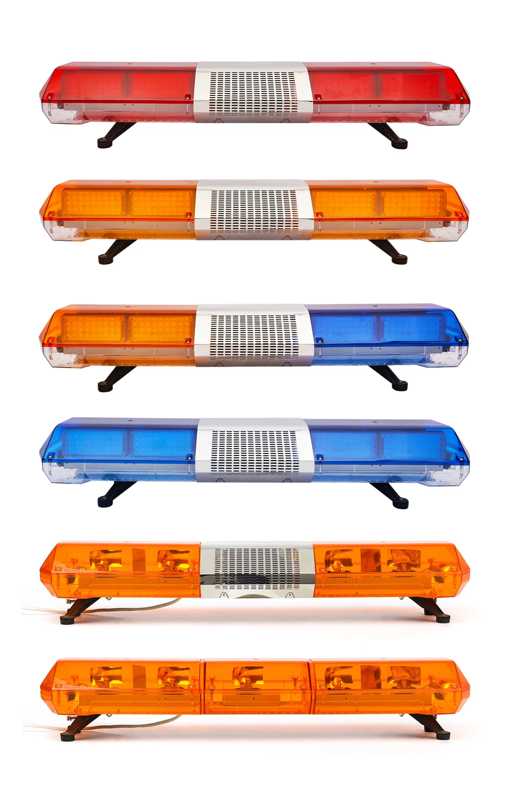 Haibang LED Strobe Light Bars Built-in Speaker Ambulance/Fire/Truck Lightbar