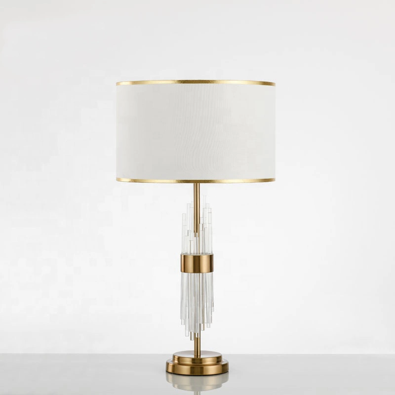 Modern Crystal Table Lamp American Luxury Night Modern Bedside Lamp (WH-MTB-79)