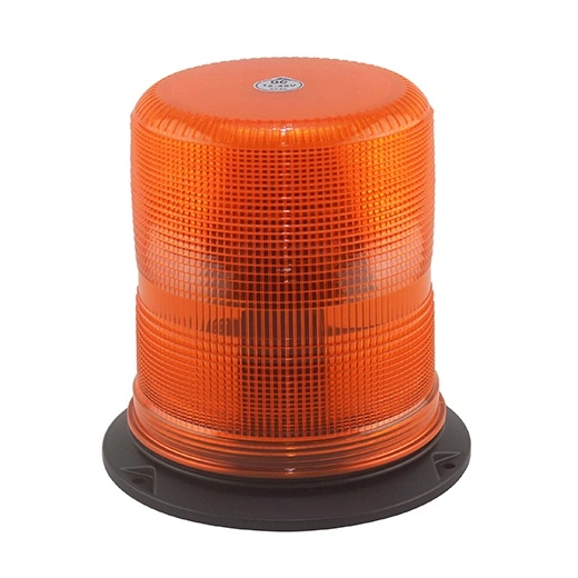 Shock Resist LED Warning Light White LED Beacons 7&quot; Traffic Vehicles Emergency Rotary Lamp with ABS Base DC 12-48V 5730 LED