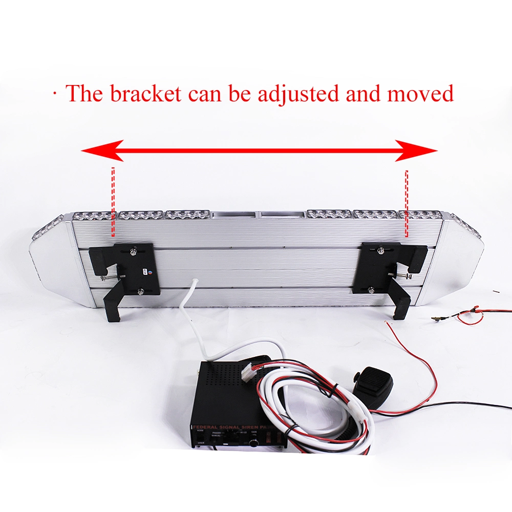 Haibang 1W/3W LED Stroble Light Bar with Speaker Ambulance Warning Flashing Lightbar