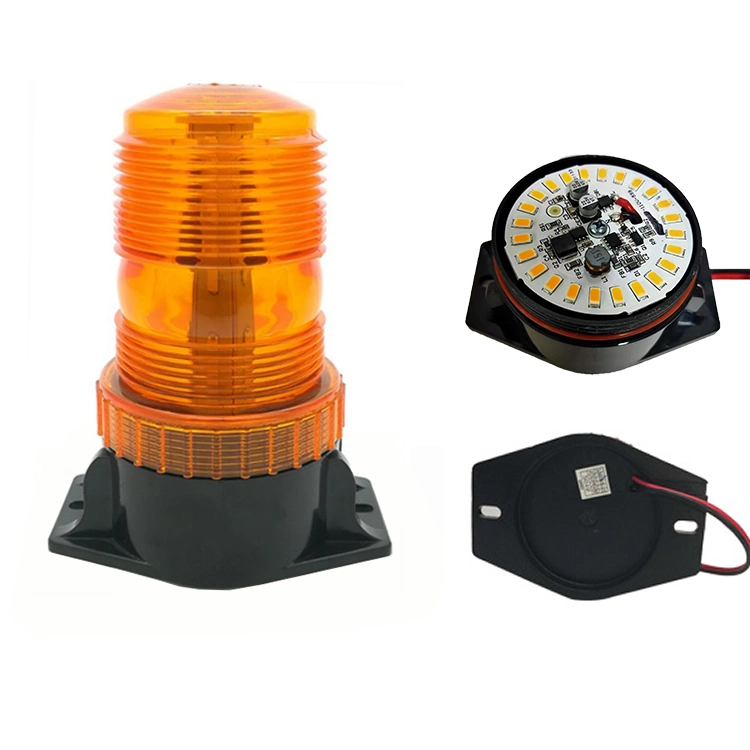 Forklift LED Strobe Beacon Amber Light High Body 10-110V EMC Roof Top Hazard Traffic Indication Flash Emergency Warning Light Safety Lamp