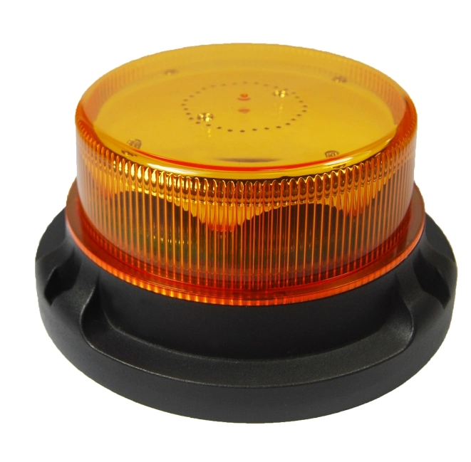 16W LED Amber Waterproof Magnetic Flashing Warning Beacon Light