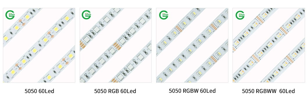 5050 120LED/M RGBW Color Changing Black Board USB Flexibl LED Strip