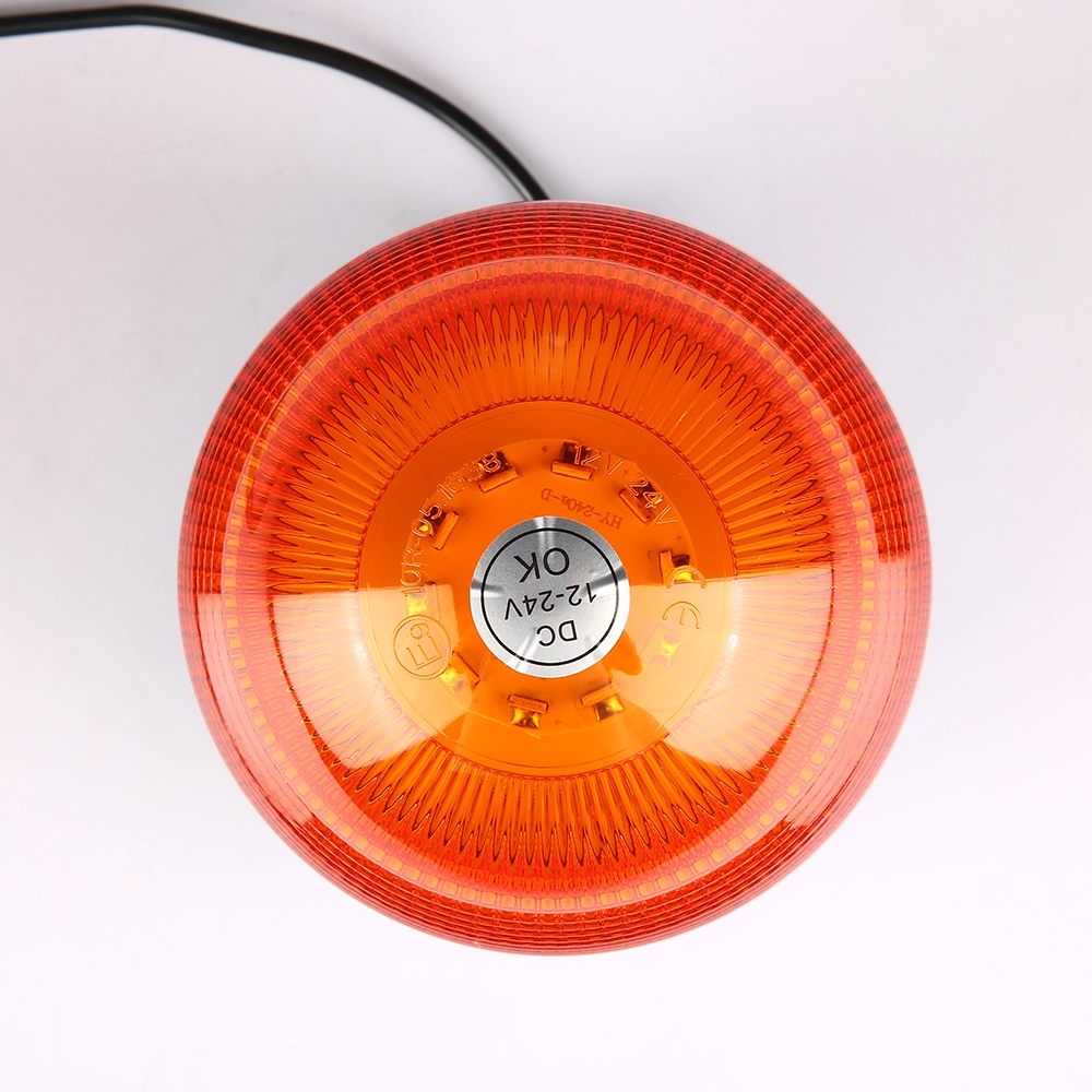Waterproof IP65 Amber Emergency Rotating Beacon Safety Magnetic Suction Halogen Revolving Lamp