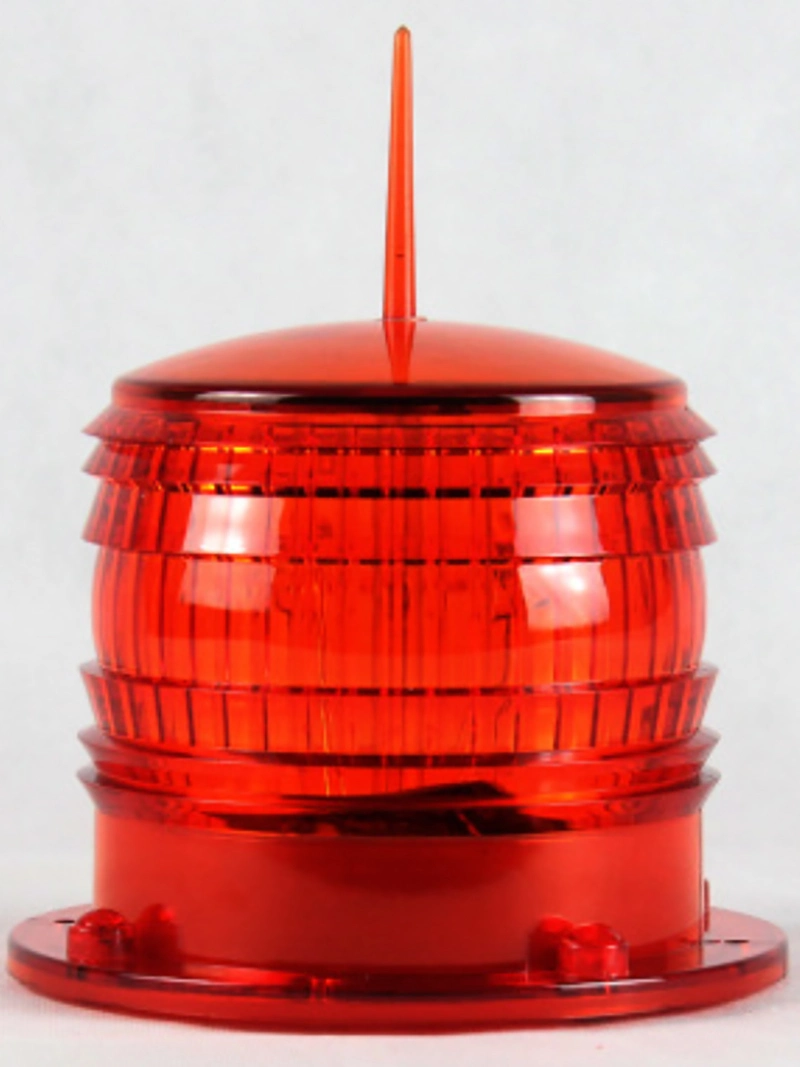 Rotating Flashing Warning LED Beacon Emergency Lighting Solar Navigation Warning Strobe Road Flare Strong Magnet Caution Traffic Light with Light Sensor