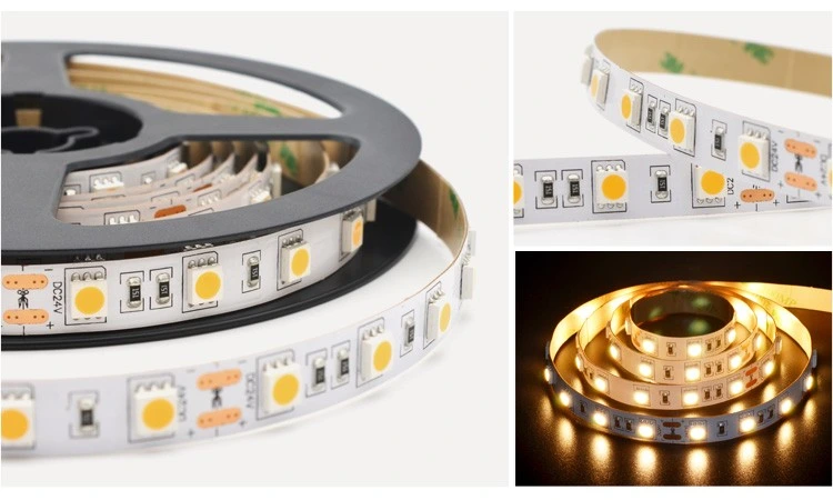 5050 120LED/M RGBW Color Changing Black Board USB Flexibl LED Strip