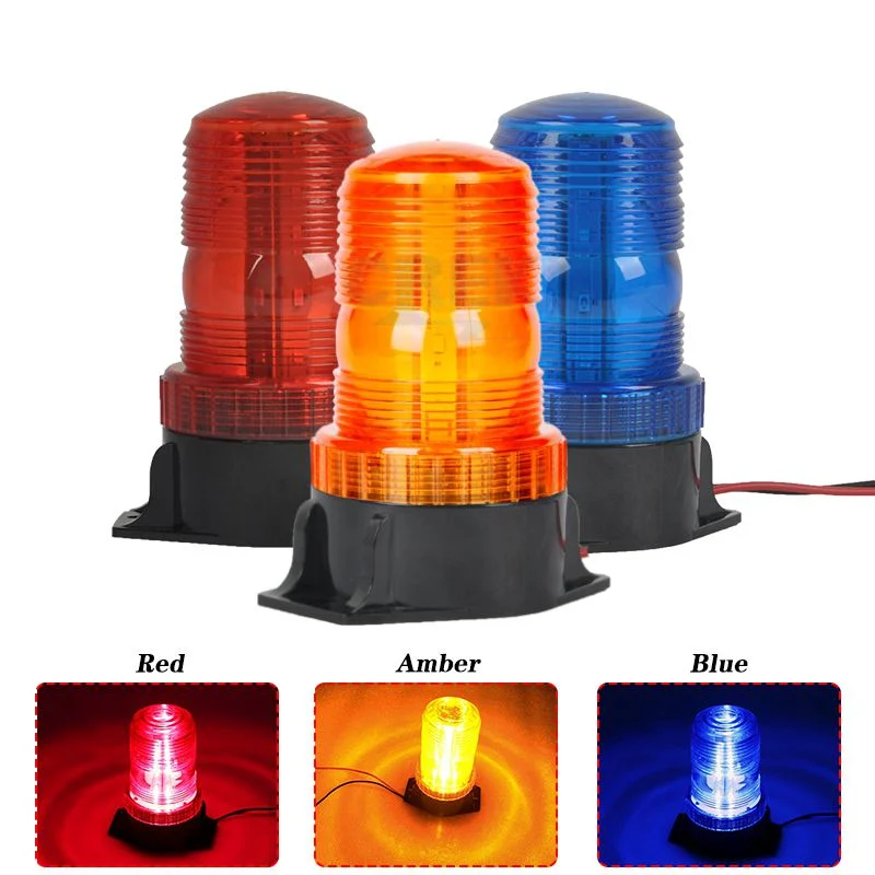 LED Amber Emergency Strobe Flashing Beacon Light