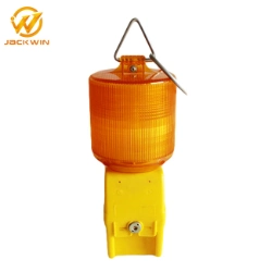 Solar LED Warning Light Flashing Barricade Marine Aviation Light