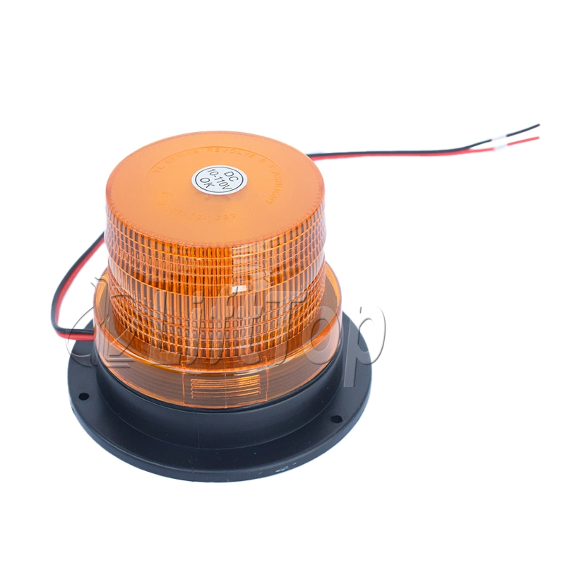 LED Type 10V-110V Wide Voltage Flashing Warning Strobe Safety Quiet Light Lamp for Forklift Truck Car Beacon