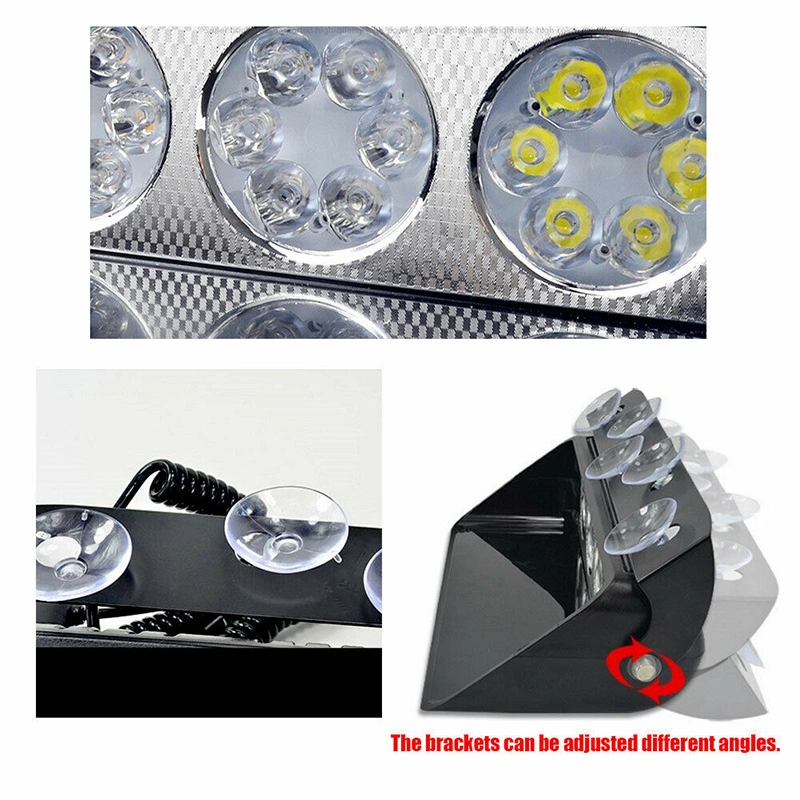 Bd 24PCS LED Warning Light Bar with Remote Control Available Truck Beacons Emergency Signal Lamp