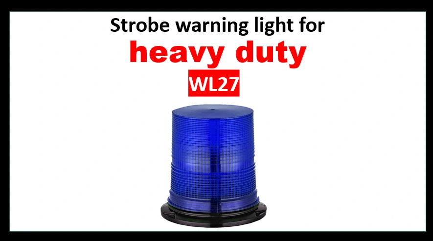 Blue Strobe Beacon LED Warning Light for Heavy Duty Rotating Beacon Flash Light