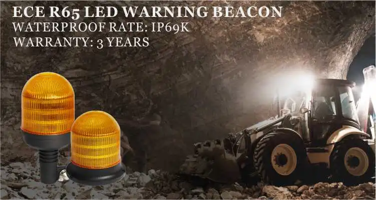 ECE 65/R10 Emergency Flashing Light Strobe Beacon Forklift Truck LED Warning Light