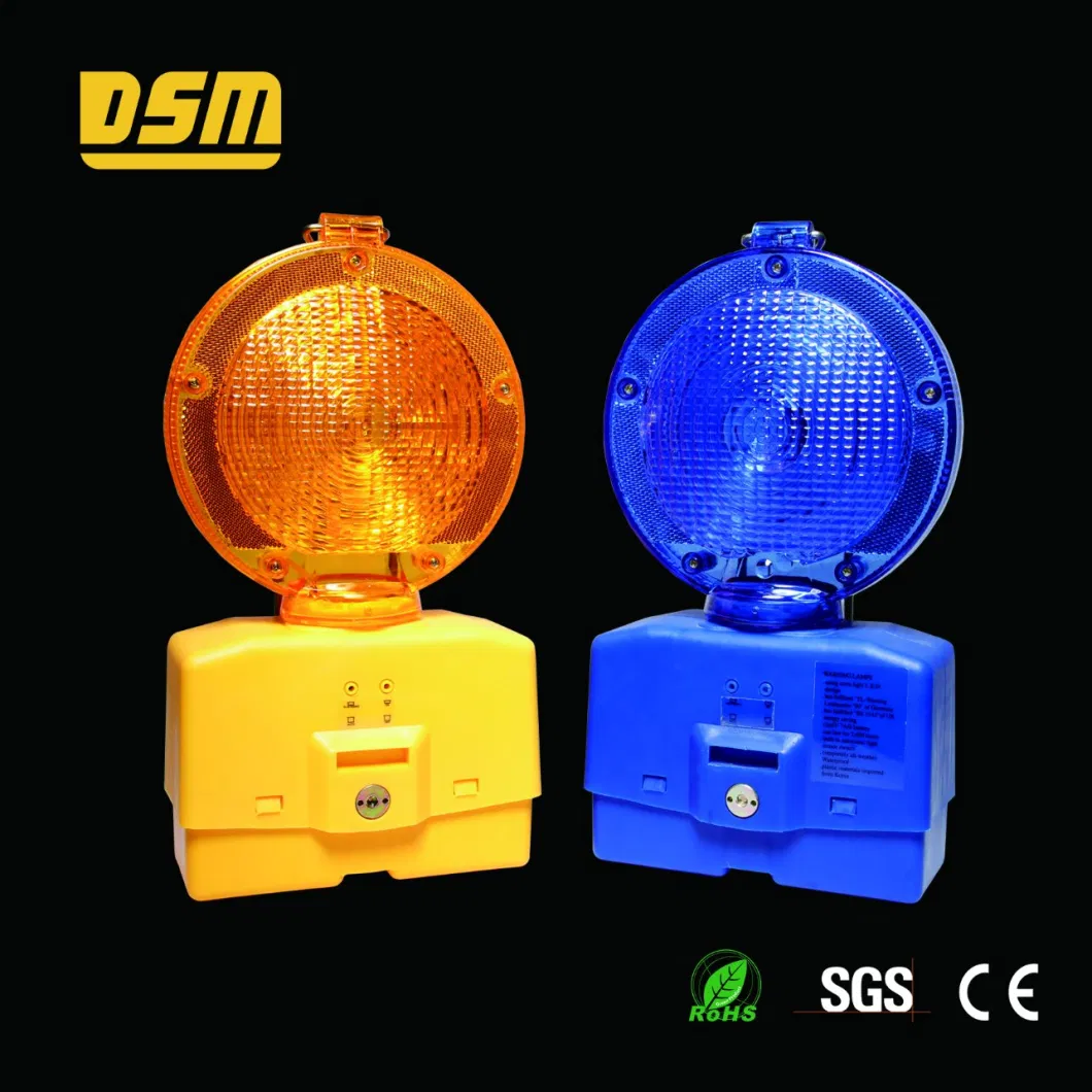 Road Safety Flashing LED Traffic Warning Light (DSM-03) Barricade Lamp