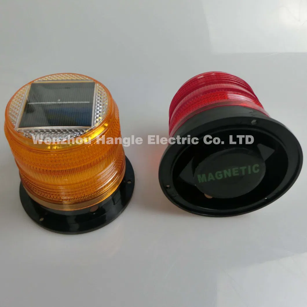 High Brightness 6-12LED Solar Beacon Flashing Safety Warning Light