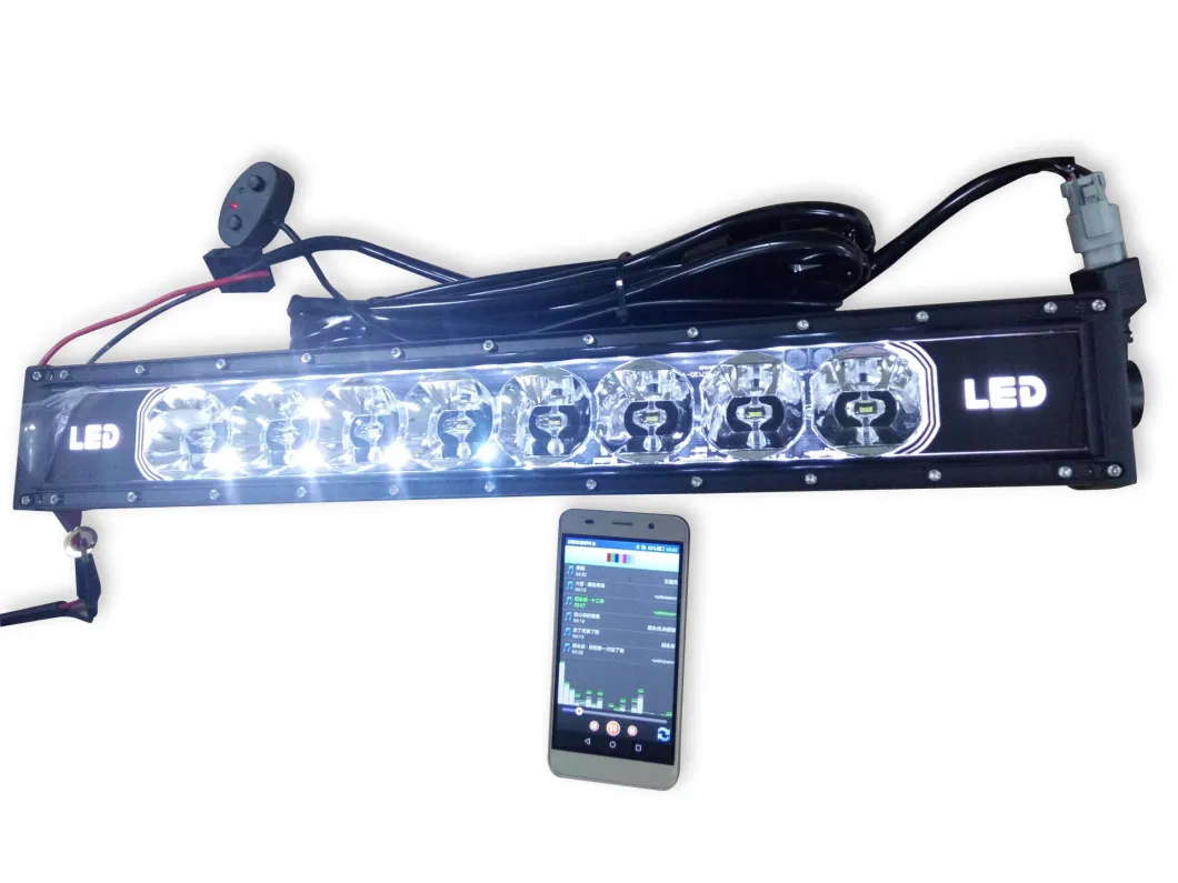 22&quot; 120W RGB Bluetooth APP Light Bar