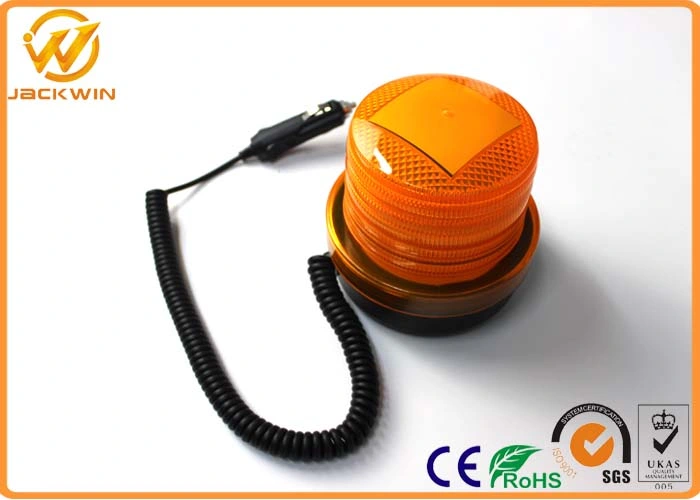 Rechargeable Beacon Rotating LED Warning Light with Magnetic Base for Car