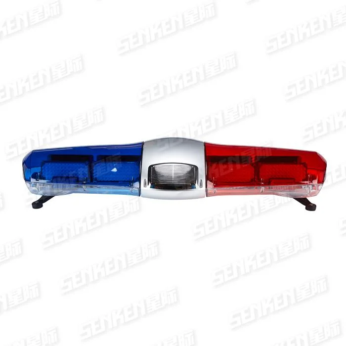 Senken Police Ambulance Emergency Warning Lightbar with Built-in Siren Speaker