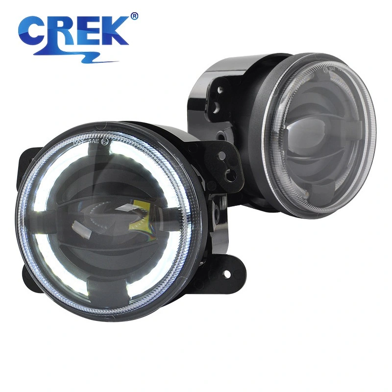 3.5 Inch Round LED Fog Light for Jeep Wrangler Jk Lj Tj Flood LED Passing Headlight