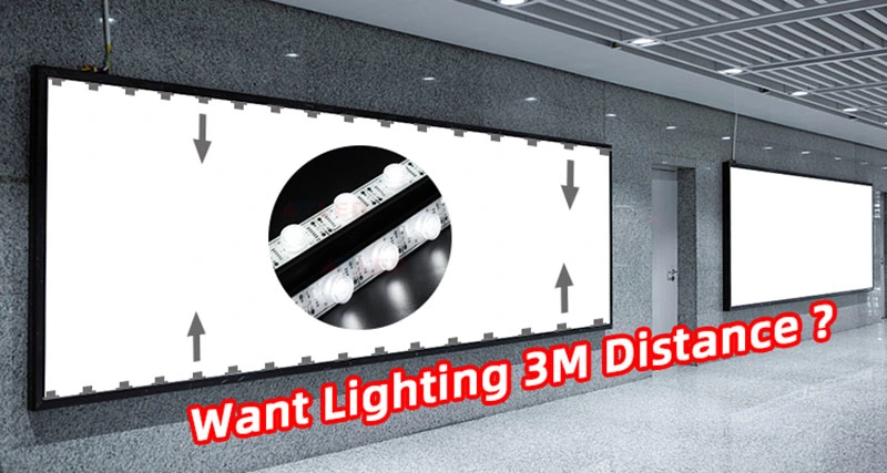 Super Bright 2160lm SMD3030 LED Light Bars for 8-25cm External Single Side and Double-Sided Light Boxes