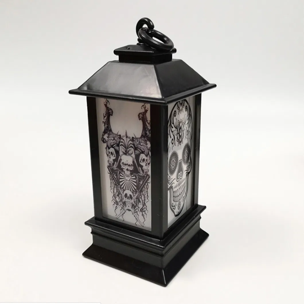 LED Halloween Series Pattern Lantern Scene Decoration Props Skeleton Lighthouse