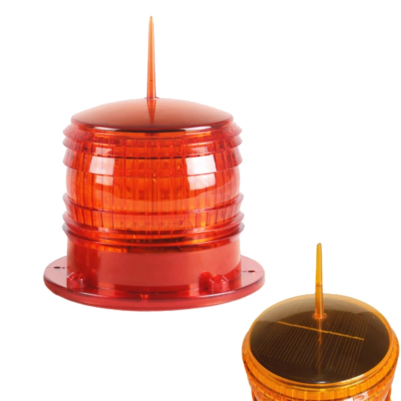 LED Solar Navigation Warning Light Traffic Beacon Signal Light with Light Sensor and Strong Magnet Solar Buoy Light