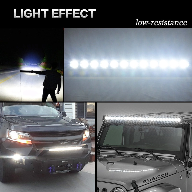 Wholesale 9d 8 Inch Single Row 12V 4X4 LED Car Roof Light Bar for Truck Offroad