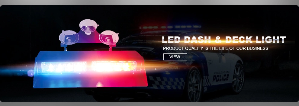 LED Deck Dash Windshield Flash Strobe Warning Lights