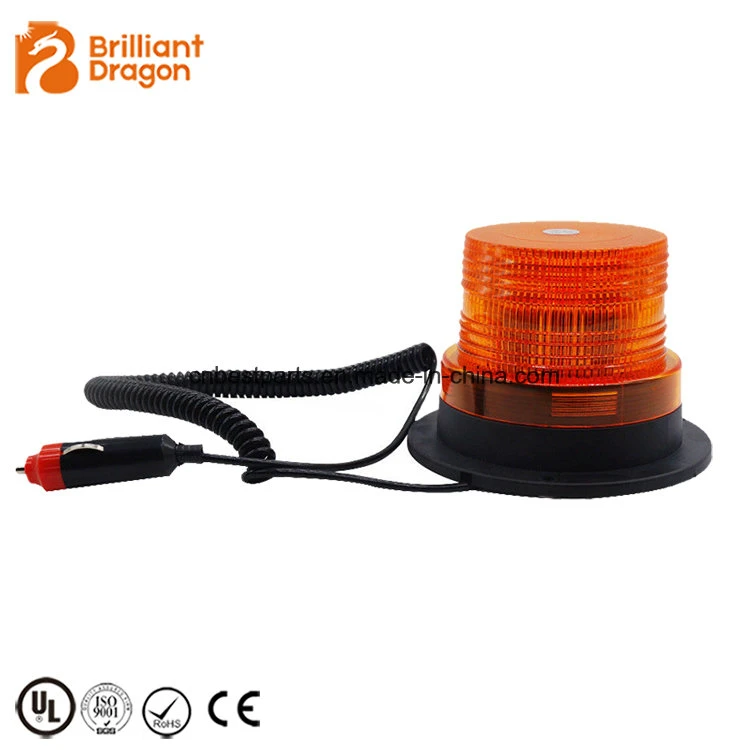 Wholesale Outdoor Emergency Strobe Flash Signal Lighting Amber 40W 12V Autos Magnetic 10 LED Emergency Beacon Flash Strobe Warning Light