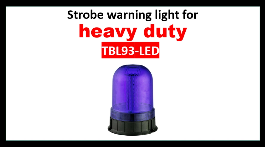 Blue LED Beacon Warning Light for Heavy Duty Rotating Beacon Flash Light