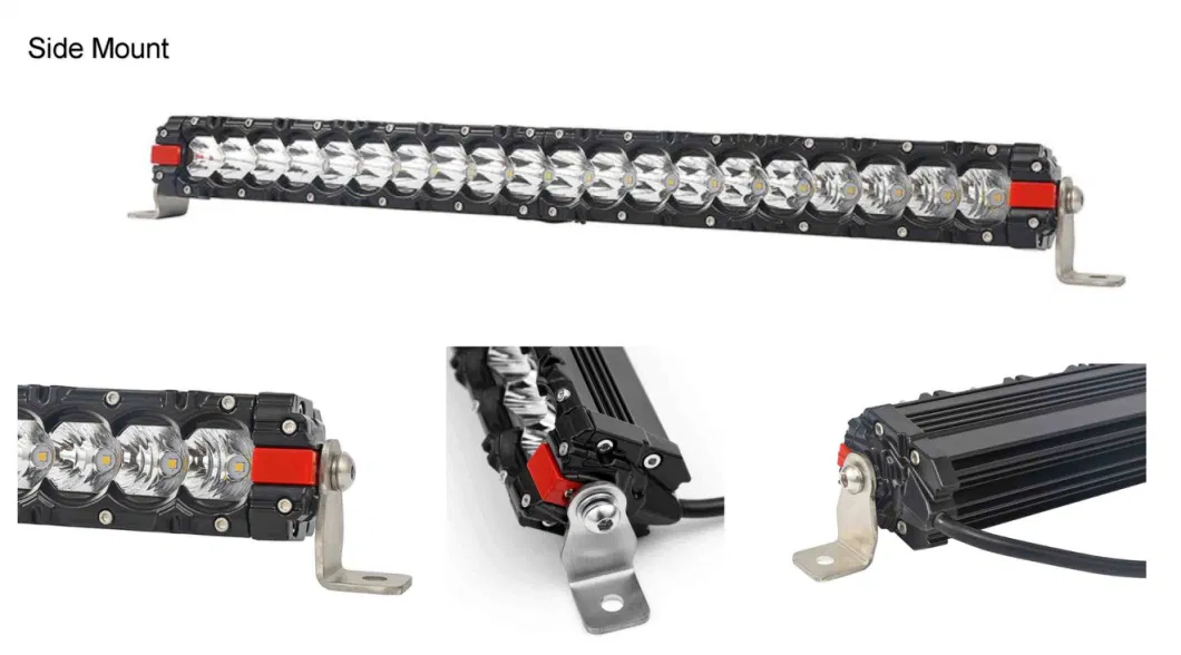 Single Row 30W/50W/100W/150W/200W/250W Osram LED Light Bar for Offroad 4X4 Truck Jeep Auto Car Tractor