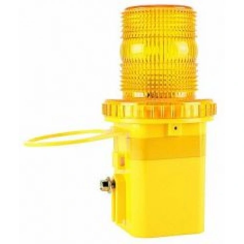 Portable Waterproof LED Battery Road Warning Beacon for Traffic Cone