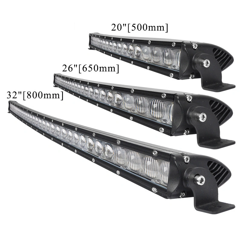 20 Inch Car Truck Single Row Combo Beam Curved LED Work Light Bar for 4X4 Driving