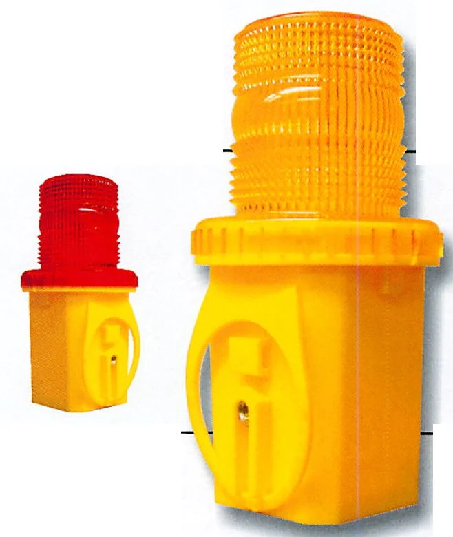 Portable Waterproof LED Battery Road Warning Beacon for Traffic Cone