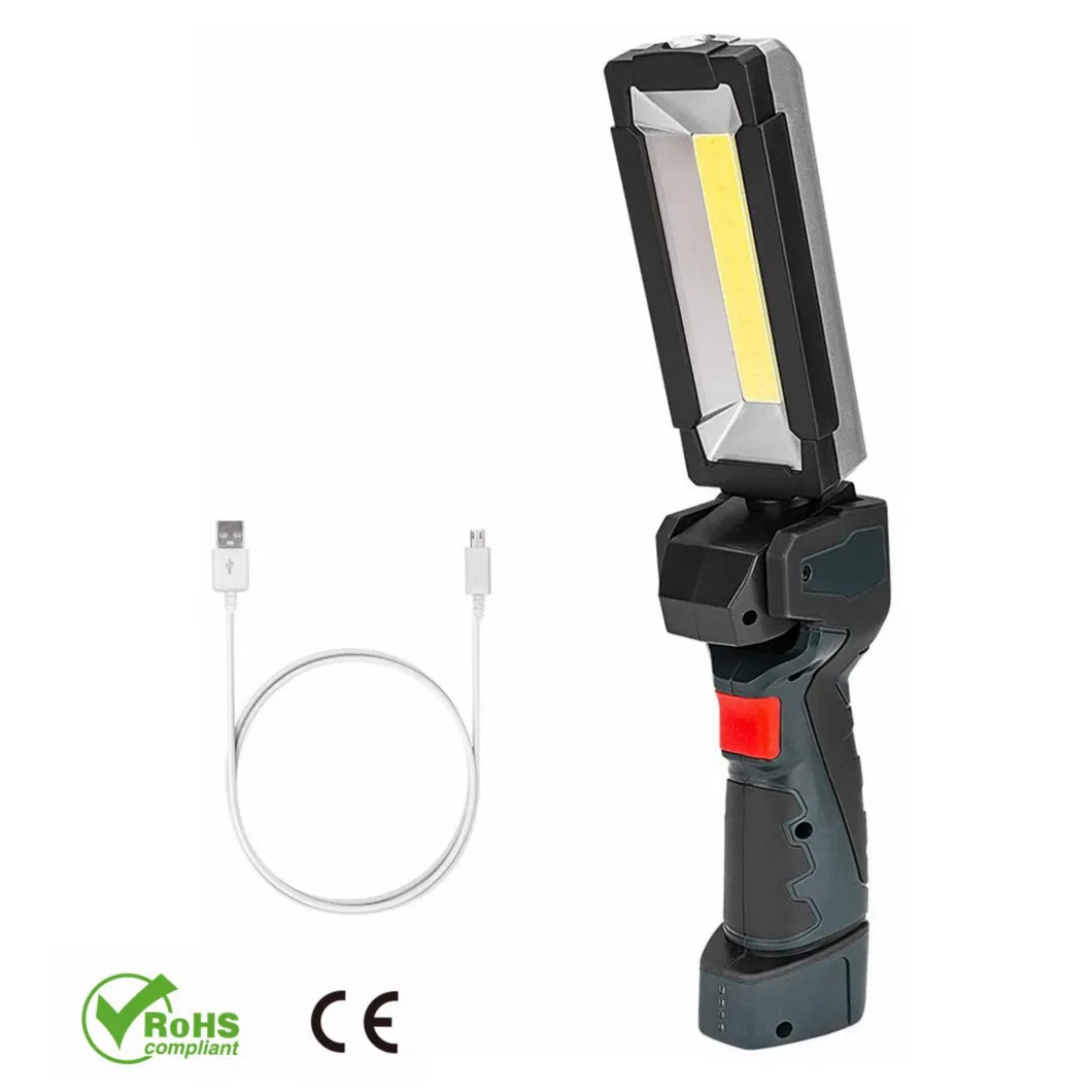 LED Torch with Magnetic 360 Degree Rotating LED Flashlight Inspection Light